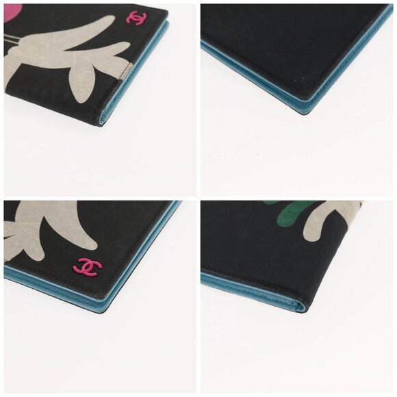 CHANEL Chain Compact Wallet Satin Black CC Auth 143013 - Picture 14 of 16